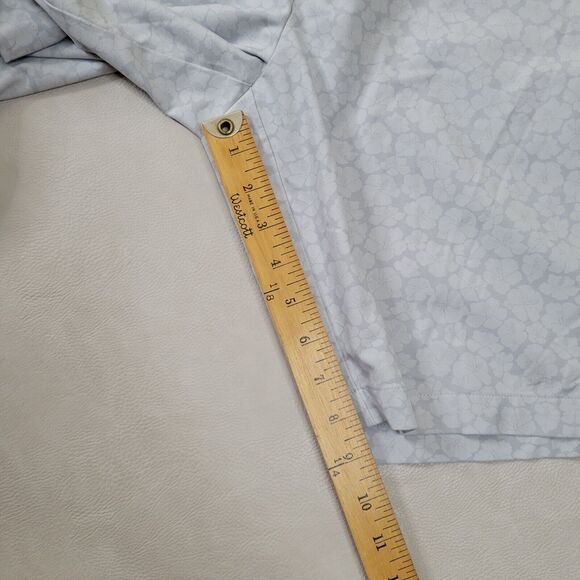 Men's Peter Millar Gray Floral Pattern Stretch Flat Front Chino Golf Shorts 40 - Picture 11 of 11